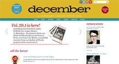 Desktop Screenshot of decembermag.org